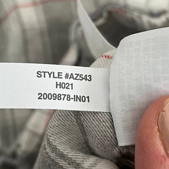 J. CREW Slim Button Down Shirt Men's Large Gray Plaid Brushed Twill 100% Cotton - Picture 6 of 6